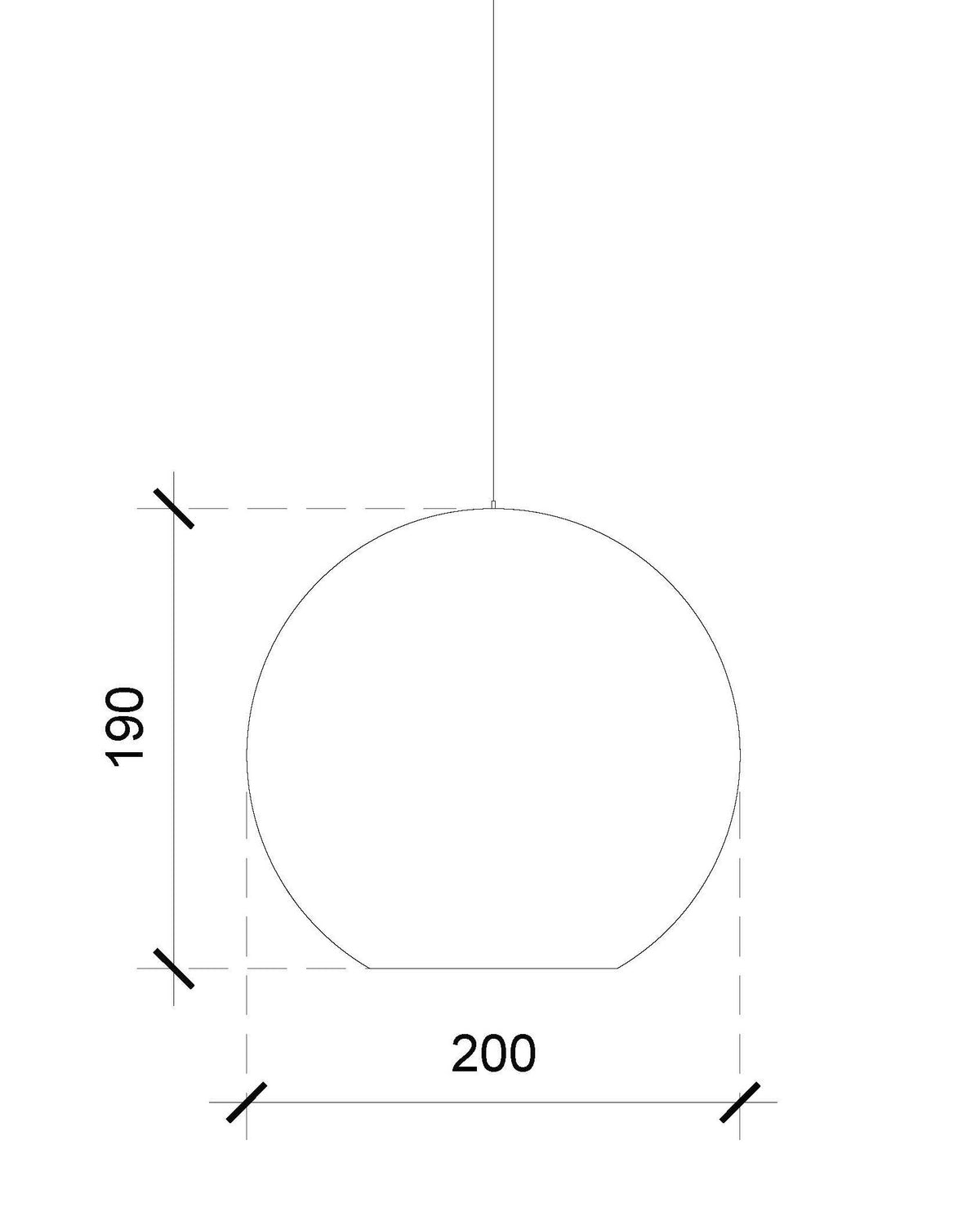 Sphere table lamp, plywood base design