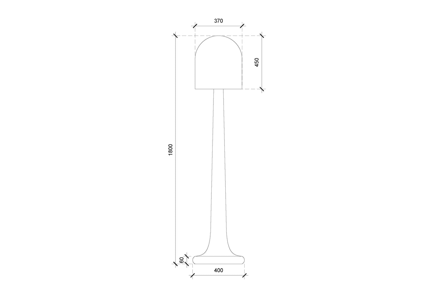 very tall lamp
